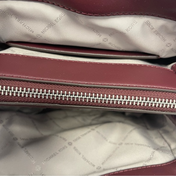 MICHAEL Michael Kors Tribeca Small Quilted Leather Backpack in Oxblood - NWT main image 4